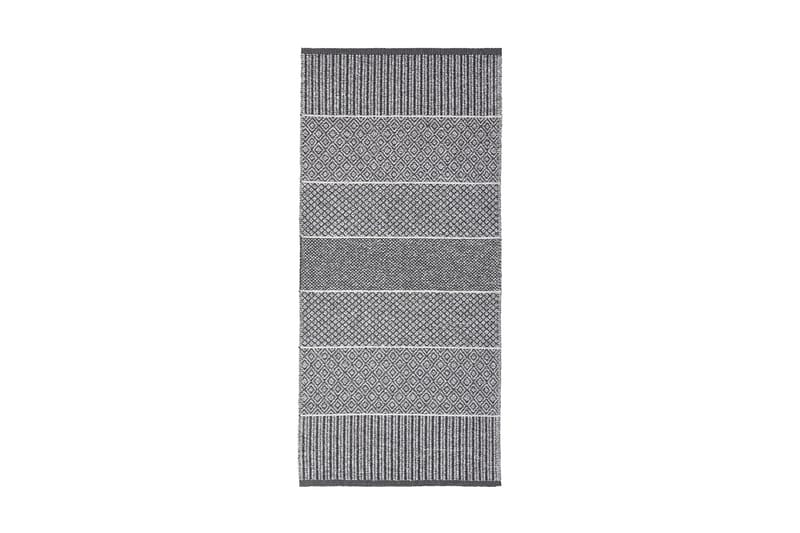 Alice Matta Mix 150x150 cm PVC/Bomull/Polyester Grå - Horredsmattan - Textil & mattor - Mattor - Modern matta - Trasmatta