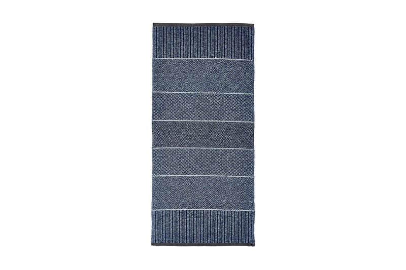 Alice Matta Mix 70x50 cm PVC/Bomull/Polyester Blå - Horredsmattan - Textil & mattor - Mattor - Modern matta - Bomullsmatta