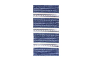 Asta Matta Mix 150x220 PVC/Bomull/Polyester Blå