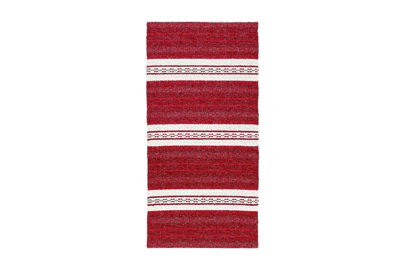 Asta Matta Mix 150x220 PVC/Bomull/Polyester Röd - Horredsmattan - Textil & mattor - Mattor - Modern matta - Trasmatta