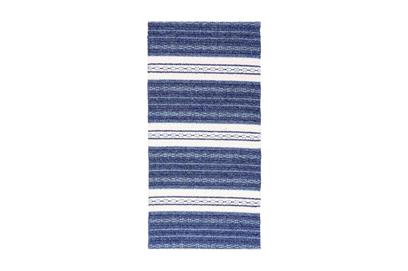 Asta Matta Mix 170x260 PVC/Bomull/Polyester Blå - Horredsmattan - Textil & mattor - Mattor - Modern matta - Trasmatta