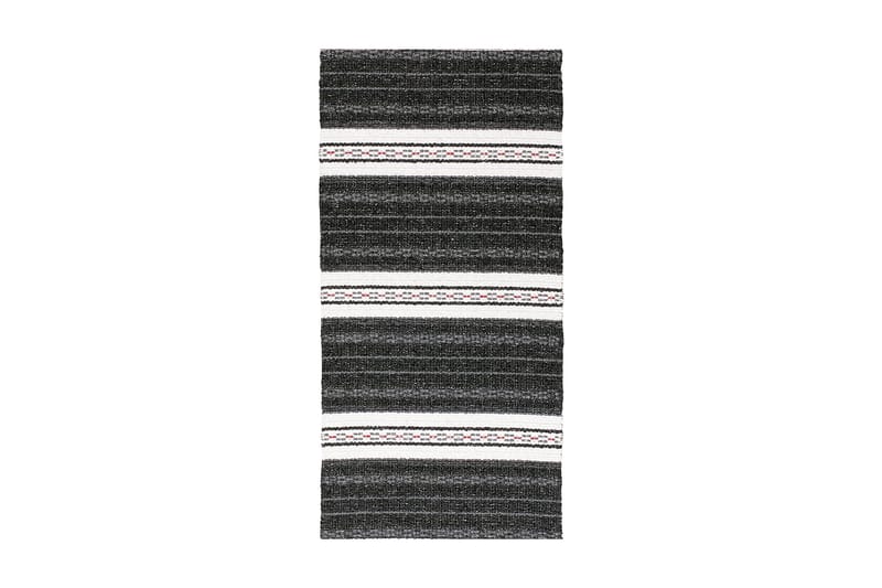 Asta Matta Mix 70x300 PVC/Bomull/Polyester Svart - Horredsmattan - Textil & mattor - Mattor - Modern matta - Trasmatta