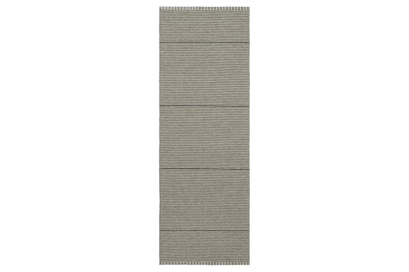 Cleo Trasmatta 70x350 cm Grå - Horredsmattan - Gummerade mattor - Små mattor - Mönstrade mattor - Trasmatta - Stora mattor - Handvävda mattor