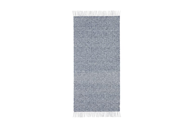 Goose Bomullsmatta 70x400 cm Blå - Horredsmattan - Textil & mattor - Mattor - Modern matta - Trasmatta
