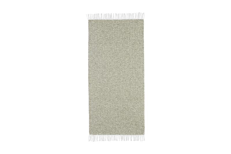 Goose Bomullsmatta 70x400 cm Grön - Horredsmattan - Textil & mattor - Mattor - Modern matta - Trasmatta