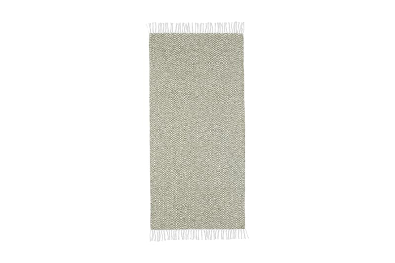 Goose Matta Mix 150x150 PVC/Bomull/Polyester Grön - Horredsmattan - Trasmatta