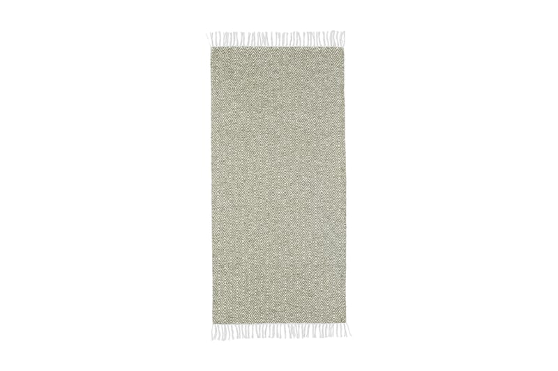 Goose Matta Mix 150x250 PVC/Bomull/Polyester Grön - Horredsmattan - Trasmatta