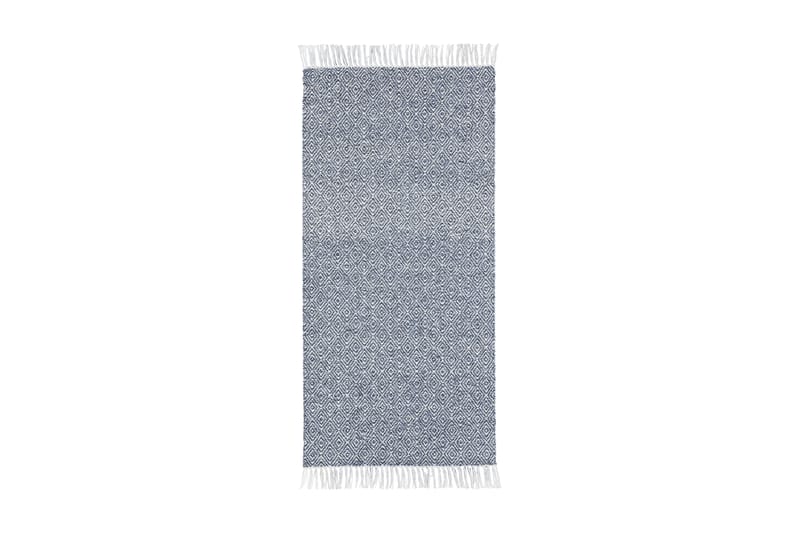 Goose Matta Mix 150x250 PVC/Bomull/Polyester Blå - Horredsmattan - Textil & mattor - Mattor - Modern matta - Bomullsmatta