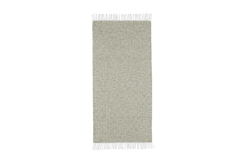 Goose Matta Mix 70x150 PVC/Bomull/Polyester Grön - Horredsmattan - Trasmatta