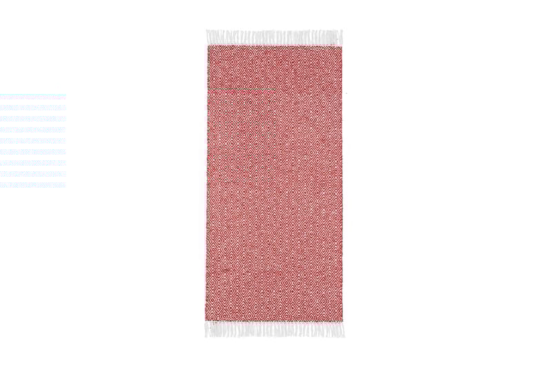Goose Matta Mix 70x200 PVC/Bomull/Polyester Röd - Horredsmattan - Textil & mattor - Mattor - Modern matta - Trasmatta