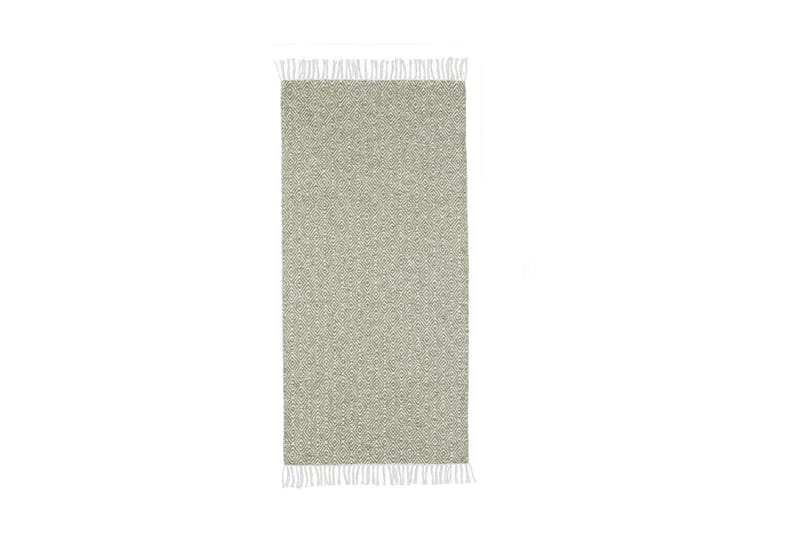 Goose Matta Mix 70x250 PVC/Bomull/Polyester Grön - Horredsmattan - Textil & mattor - Mattor - Modern matta - Trasmatta