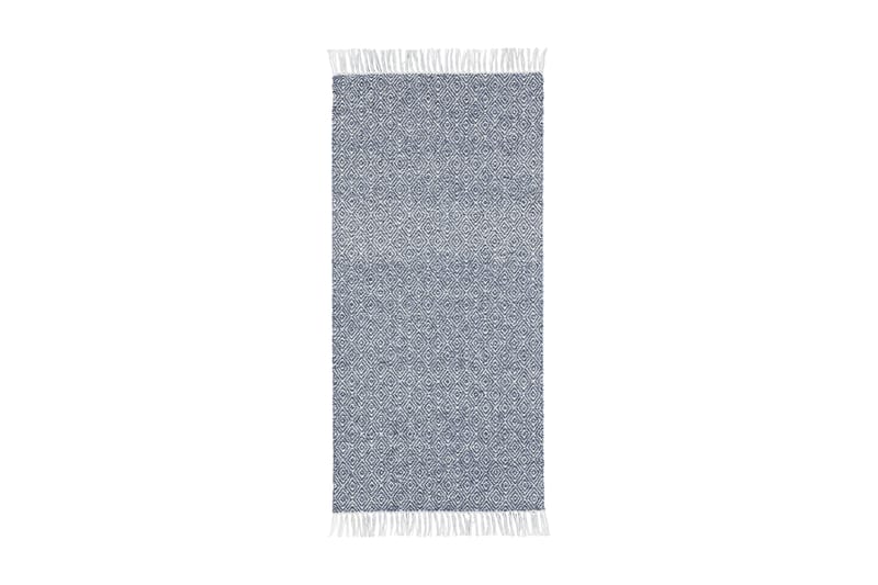 Goose Matta Mix 70x350 PVC/Bomull/Polyester Blå - Horredsmattan - Textil & mattor - Mattor - Modern matta - Bomullsmatta