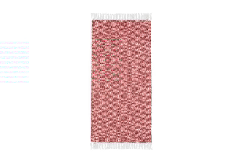 Goose Matta Mix 70x350 PVC/Bomull/Polyester Röd - Horredsmattan - Textil & mattor - Mattor - Modern matta - Bomullsmatta