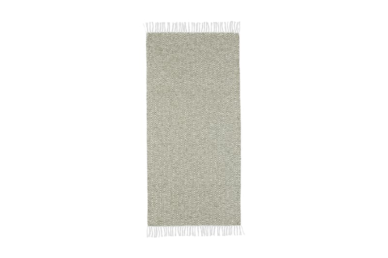 Goose Matta Mix 70x50 PVC/Bomull/Polyester Grön - Horredsmattan - Textil & mattor - Mattor - Modern matta - Trasmatta
