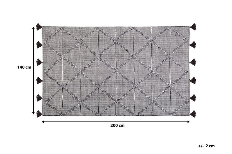 Hohstadt Matta 140x200 cm - Brun - Textil & mattor - Mattor - Modern matta - Trasmatta