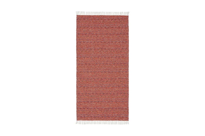 Svea Matta Mix 70x220 PVC/Bomull/Polyester Röd - Horredsmattan - Textil & mattor - Mattor - Modern matta - Trasmatta
