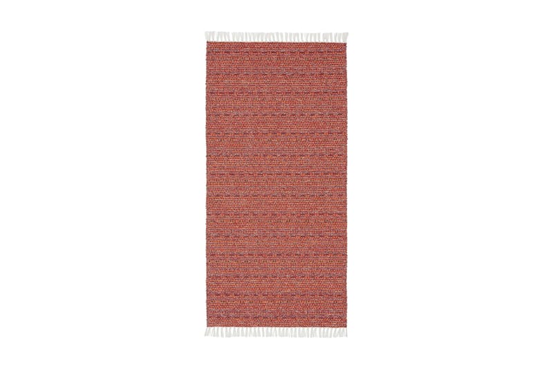 Svea Matta Mix 70x340 PVC/Bomull/Polyester Röd - Horredsmattan - Textil & mattor - Mattor - Modern matta - Trasmatta