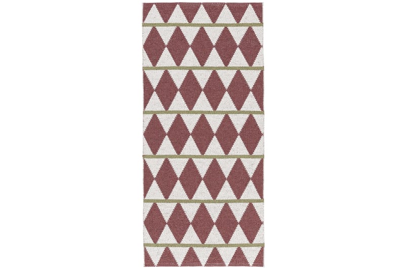 Zigge Trasmatta 70x450 cm Mörklila - Horredsmattan - Textil & mattor - Mattor - Modern matta - Trasmatta