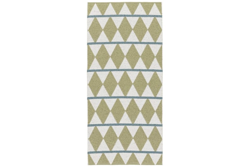 Zigge Trasmatta 70x450 cm Olivgrön - Horredsmattan - Textil & mattor - Mattor - Modern matta - Trasmatta