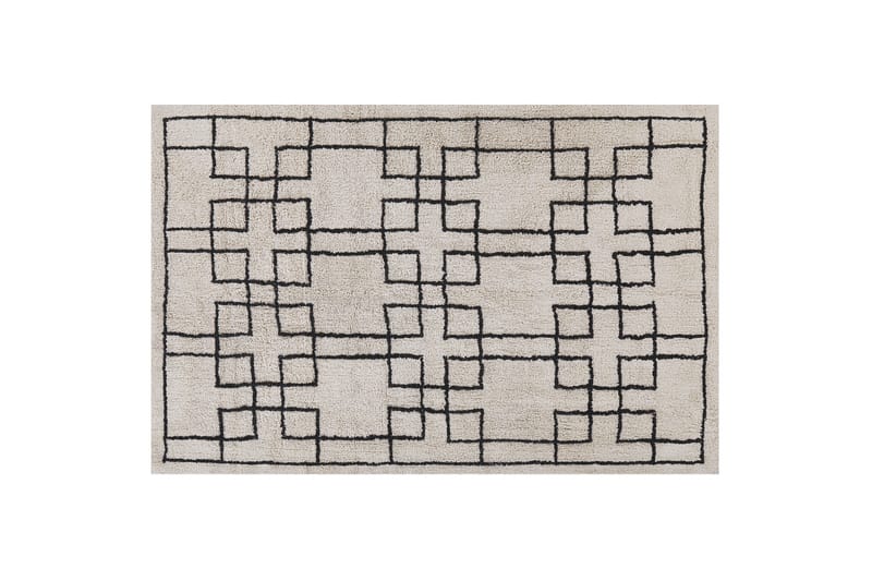 Turhal Ryamatta 160x230 cm - Beige - Textil & mattor - Mattor - Modern matta - Ryamatta & luggmatta