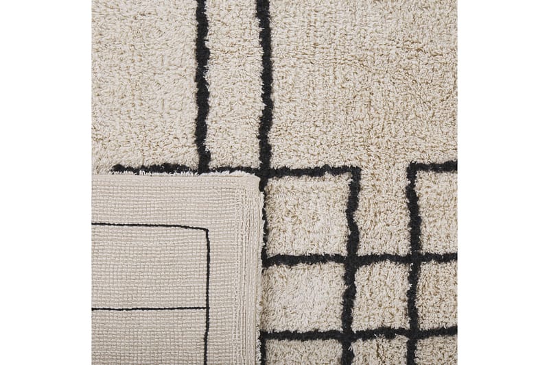 Turhal Ryamatta 160x230 cm - Beige - Textil & mattor - Mattor - Modern matta - Ryamatta & luggmatta