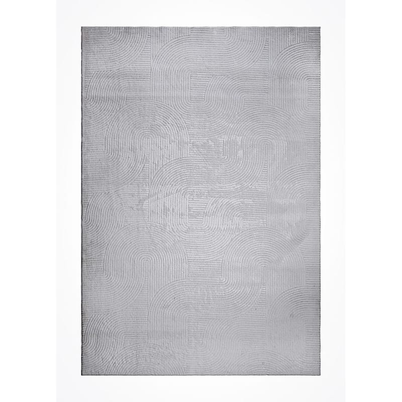 Tvättbar Matta Castello Art - Grå - Textil & mattor - Mattor - Modern matta - Trasmatta