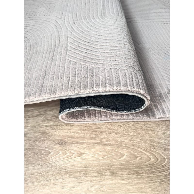 Tvättbar Matta Castello Art - Grå - Textil & mattor - Mattor - Modern matta - Trasmatta