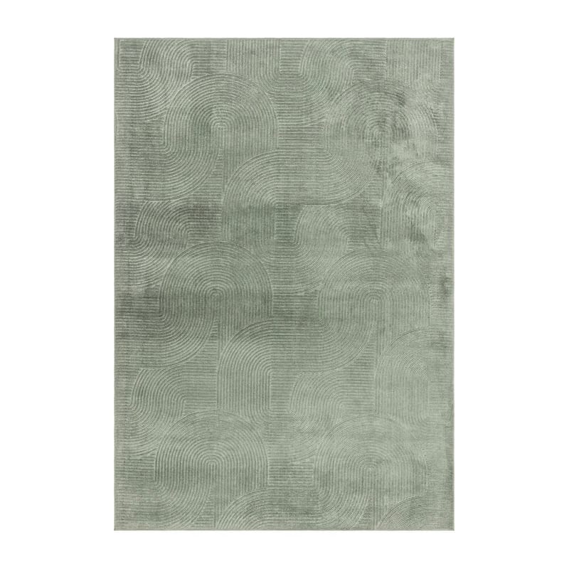 Tvättbar Matta Castello Art - Green - Textil & mattor - Mattor - Modern matta - Trasmatta