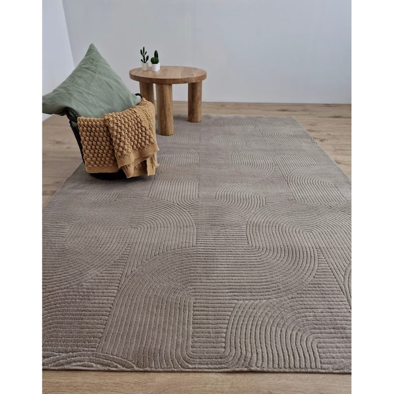 Tvättbar Matta Castello Art - Linen - Textil & mattor - Mattor - Modern matta - Trasmatta