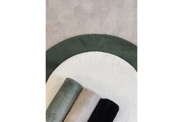 Tvättbar Matta Soft Rund - 200x200 cm, Melerad Linne - Textil & mattor - Mattor - Modern matta - Ryamatta & luggmatta
