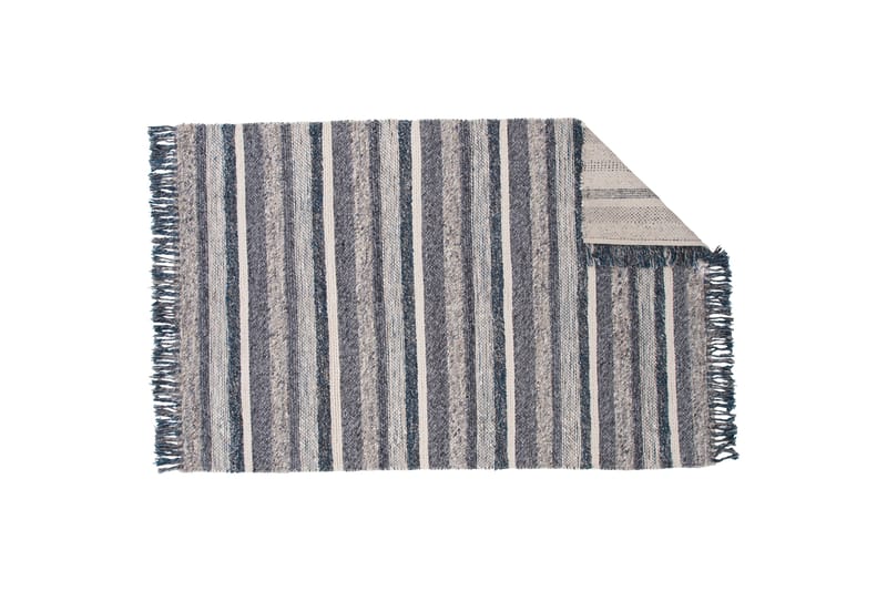 Agra Ullmatta 170x240 cm - Marinblå/Grå - Textil & mattor - Mattor - Modern matta - Ullmatta
