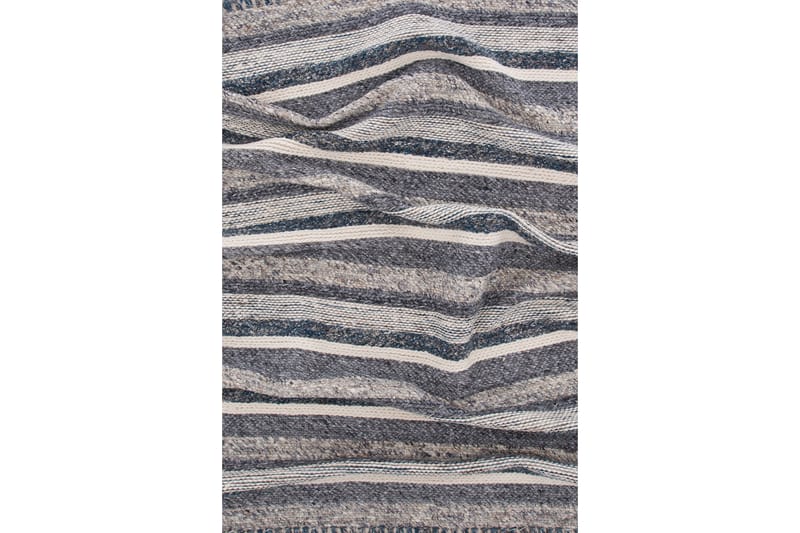 Agra Ullmatta 200x300 cm - Marinblå/Grå - Textil & mattor - Mattor - Modern matta - Ullmatta