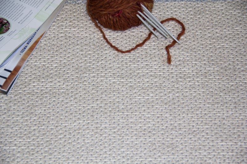 Aho Matta Rund 200 cm Beige - Vm Carpet - Textil & mattor - Mattor - Modern matta - Ullmatta