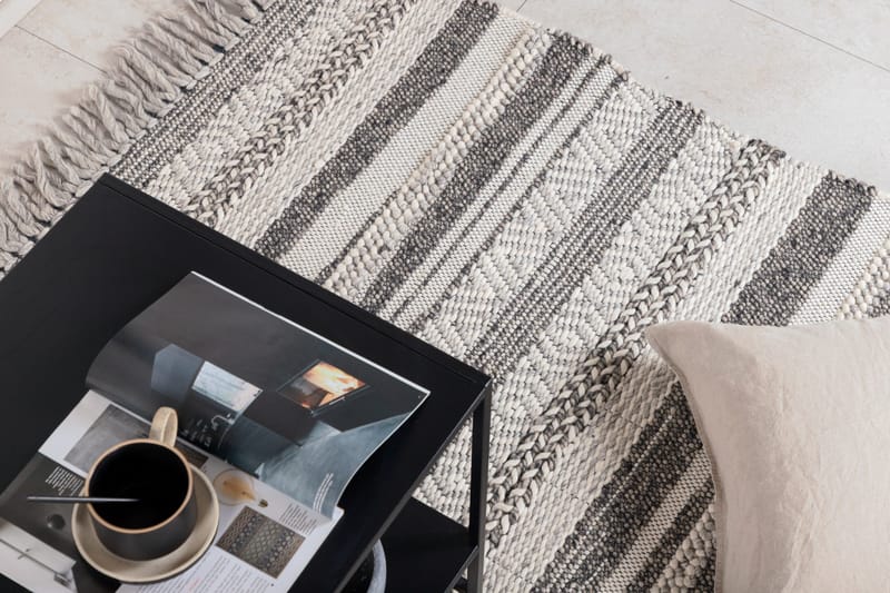 Alwar Ullmatta 170x240 cm - Mörkgrå - Textil & mattor - Mattor - Modern matta - Ullmatta