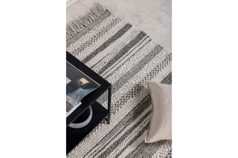Alwar Ullmatta 200x300 cm - Mörkgrå - Textil & mattor - Mattor - Modern matta - Ullmatta