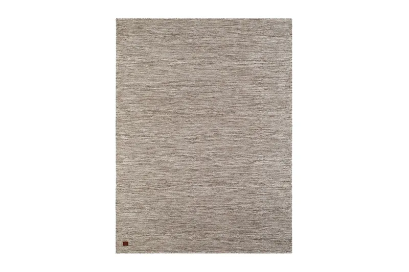 Birka Ullmatta Rektangulär 135x190 cm - Mörklinne - Textil & mattor - Mattor - Modern matta - Ullmatta