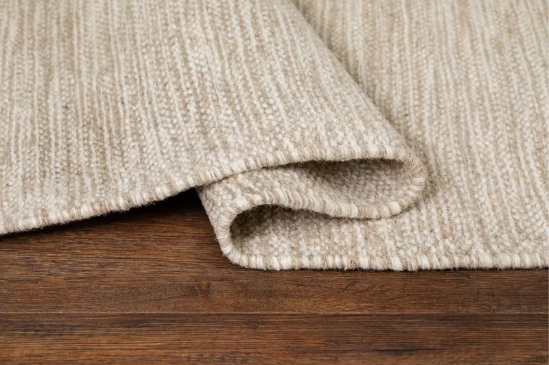 Birka Ullmatta Rektangulär 75x150 cm - Linne - Textil & mattor - Mattor - Modern matta - Ullmatta