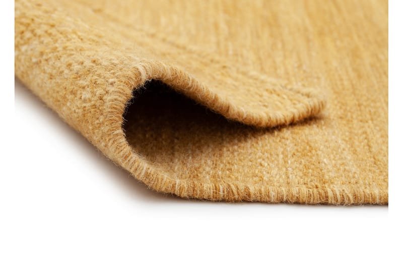 Birka Ullmatta Rektangulär 75x150 cm - Ockragul - Textil & mattor - Mattor - Modern matta - Ullmatta