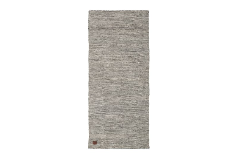 Birka Ullmatta Rektangulär 75x150 cm - Silver - Textil & mattor - Mattor - Modern matta - Ullmatta