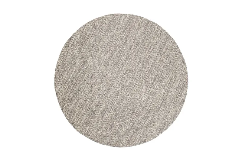 Birka Ullmatta Rund 120 - Silver - Textil & mattor - Mattor - Modern matta - Ullmatta