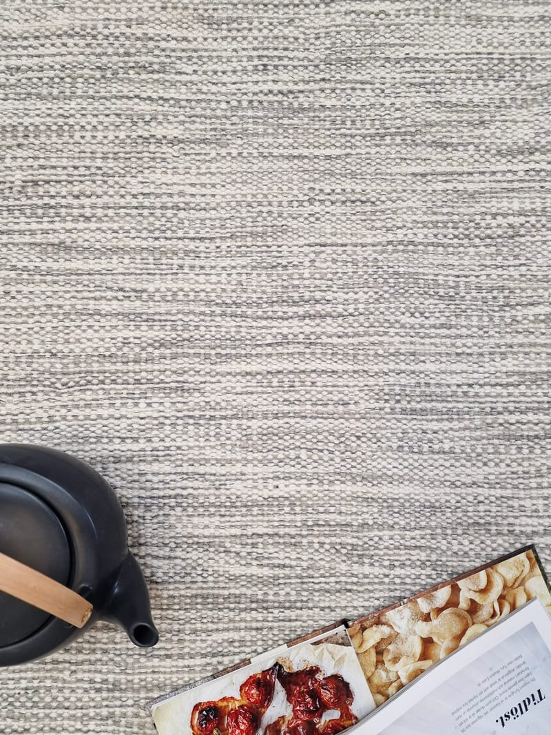 Birka Ullmatta Rund 120 - Silver - Textil & mattor - Mattor - Modern matta - Ullmatta