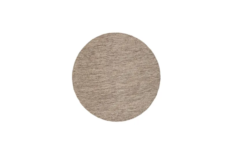 Birka Ullmatta Rund 160 cm - Mörklinne - Textil & mattor - Mattor - Modern matta - Ullmatta