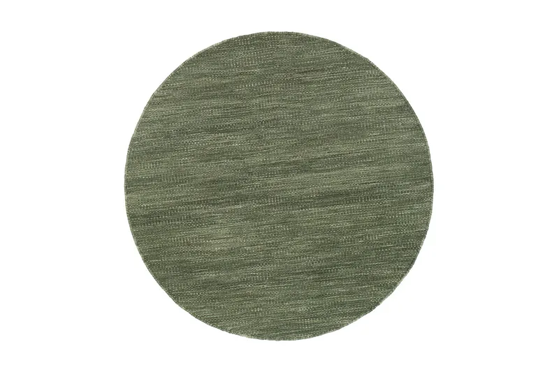 Birka Ullmatta Rund 160 - Sammetsgrön - Textil & mattor - Mattor - Modern matta - Ullmatta