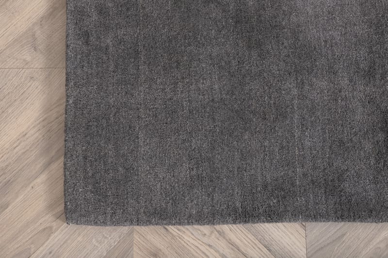 Bjurå Matta 160x230 cm - Grå - Ullmatta - Handvävda mattor