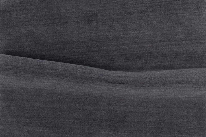 Bjurå Matta 160x230 cm - Mörkgrå - Ullmatta - Handvävda mattor