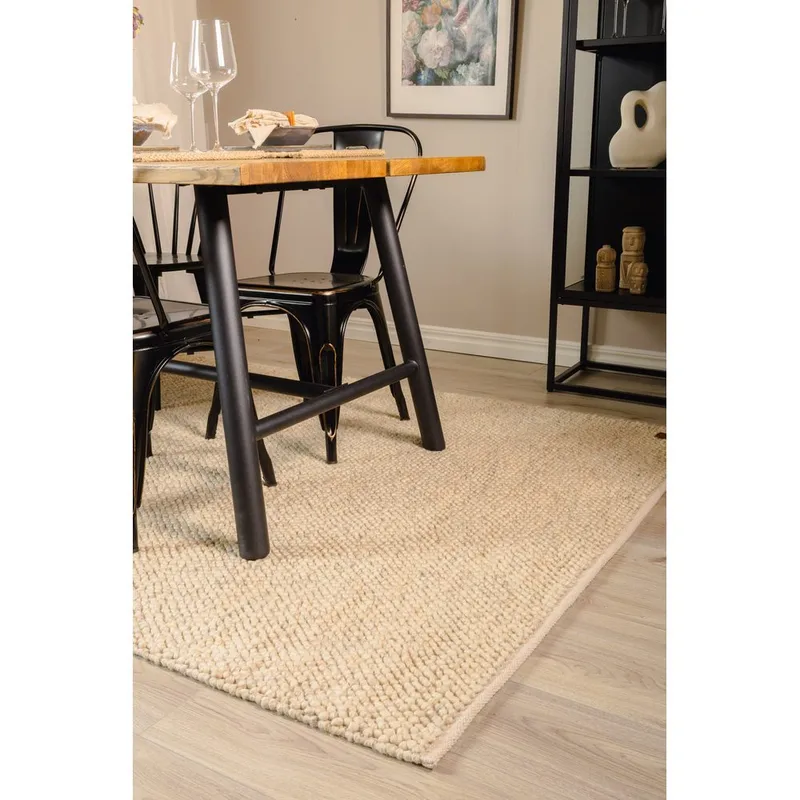 Ullmatta Bubble - 160x230 cm, Sand - Textil & mattor - Mattor - Modern matta - Ullmatta