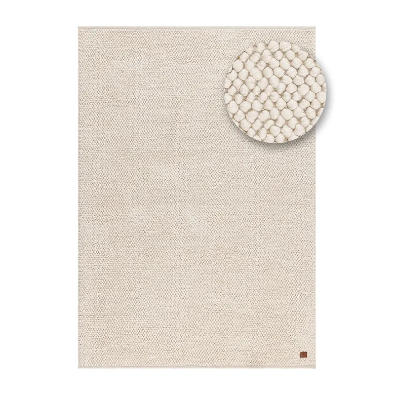 Ullmatta Bubble - 200x300 cm, Creme - Textil & mattor - Mattor - Modern matta - Ullmatta