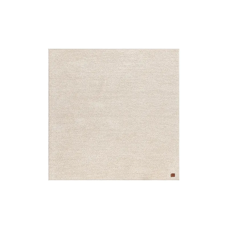 Ullmatta Bubble Kvadrat, 200x200 cm, Creme