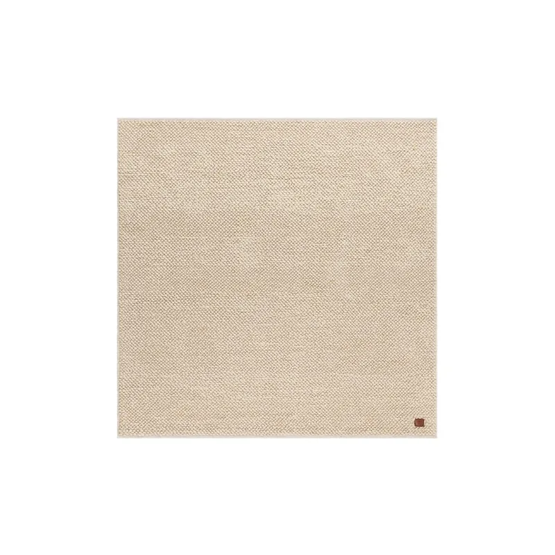 Ullmatta Bubble Kvadrat, 200x200 cm, Natur