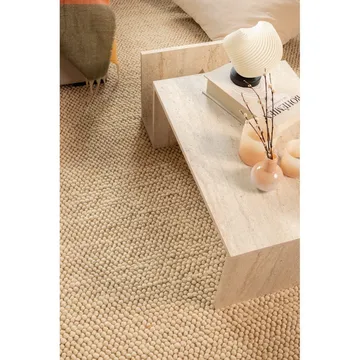 Ullmatta Bubble Kvadrat - 200x200 cm, Natur - Textil & mattor - Mattor - Modern matta - Ullmatta